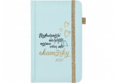 Albi Diary 2021 Pocket with rubber band Moments 15 x 9.5 x 1.3 cm