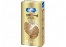 Durex Real Feel non-latex condom for a natural skin-to-skin feel, nominal width: 56 mm 10 pieces