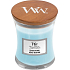 WoodWick Seaside Neroli - Coastal neroli scented candle with wooden wick and lid glass small 85 g