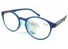 Berkeley Reading glasses +1.0 plastic blue-black, round glass 1 piece MC2182