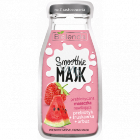 Bielenda Smoothie Mask Prebiotic Strawberry + watermelon moisturizing face mask 10 g