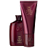 Oribe For Beautiful Color highly gentle shampoo for dazzling hair color 250 ml + highly regenerating conditioner for dazzling hair color 200 ml + paper bag, cosmetic bag