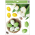 Window film without glue corner 5 eggs in nest 42 x 30 cm
