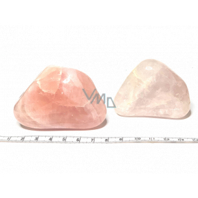 Rose quartz Tumbled natural stone 160 - 220 g, 1 piece, stone of love