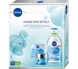 Nivea Hydra Skin Effect skin day gel cream with hyaluronic acid 50 ml + micellar water with hyaluronic acid 400 ml, cosmetic set for women