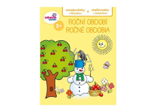 Ditipo Colouring book with rhymes Seasons 16 pages A4 215 x 275 mm age 3+