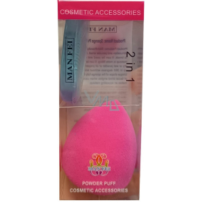 Man Fei Foam and silicone make-up sponge 5 cm 2 pieces