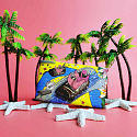 English Soap Make Life Flamazing - Flamingos natural perfumed toilet soap with shea butter 190 g