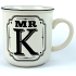Albi Ceramic tin with inscription Mr K 320 ml