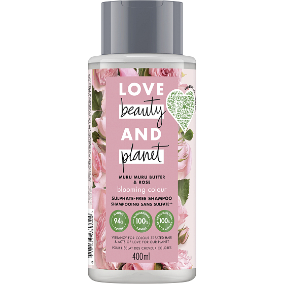 Love Beauty & Planet Murumur Butter and Rose Shampoo for coloured hair 400 ml