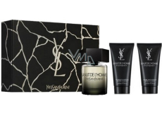 Yves Saint Laurent La Nuit de L´Homme Eau de Toilette 100 ml + shower gel 2 x 50 ml, gift set for men