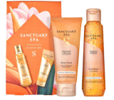 Sanctuary Spa Signature Collection body scrub 100 ml + shower gel 150 ml, cosmetic set for women