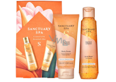 Sanctuary Spa Signature Collection body scrub 100 ml + shower gel 150 ml, cosmetic set for women