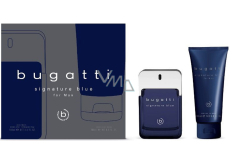 Bugatti Signature Blue eau de toilette 100 ml + shower gel 200 ml, gift set for men