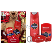 Old Spice Captain shower gel 250 ml + deodorant stick 50 ml + opener, cosmetic set for men
