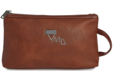 Diva & Nice Phenomenon cosmetic bag brown for men 24 x 14 x 5 cm