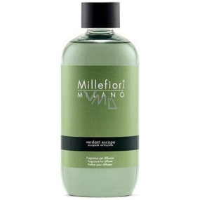 Millefiori Milano Natural Verdant Escape - Escape into the green Diffuser refill for scented stems 250 ml