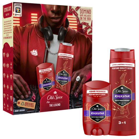 Old Spice Rockstar Shower Gel 400 ml + Gift Deostick 50 ml Gift Set