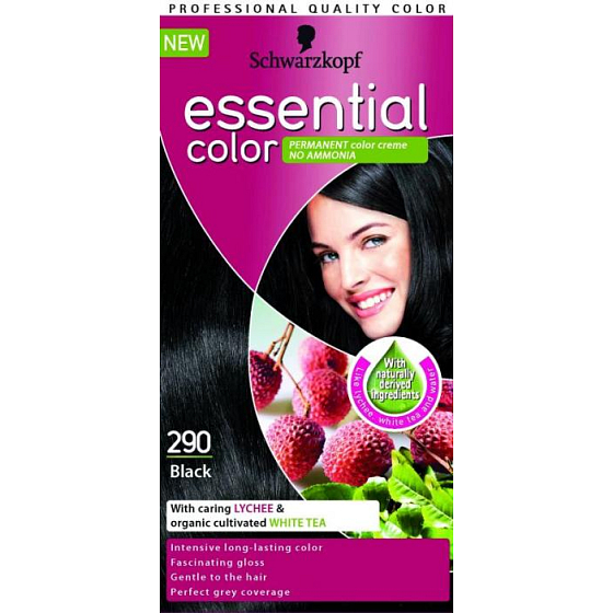 Schwarzkopf Essential Color Long Lasting Hair Color 290 Black
