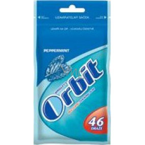 Wrigleys Orbit Peppermint Sugar Free Chewing Bag 46 pieces 64g
