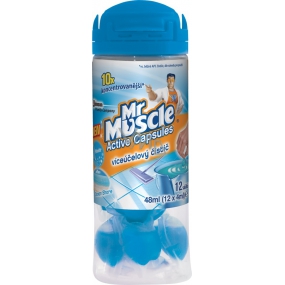 Mr. Muscle Active Capsules Ocean Shore multi-purpose cleaner 12 pieces