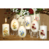 Lima Poppy Scented Candle White with Egg Print 60 x 90 mm 1 Piece