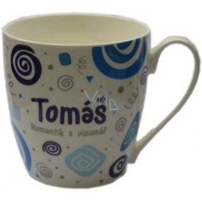 Nekupto Twister mug named Tomas blue 0.4 liters