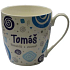 Nekupto Twister mug named Tomas blue 0.4 liters