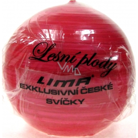 Lima Wellness Forest fruits scented candle red ball diameter 80 mm 1 piece