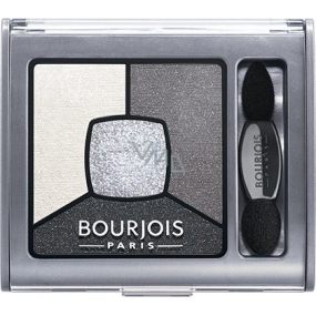 Bourjois Smoky Stories Quad Eyeshadow Palette Eyeshadow 01 Gray And Night 3.2 g
