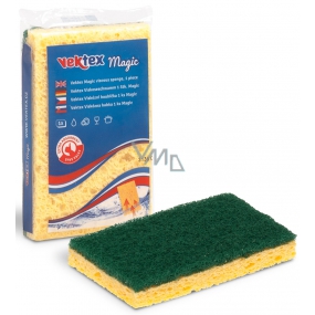 Vektex Magic Viscous sponge for dishes 10.5 x 6.5 x 2 cm 1 piece