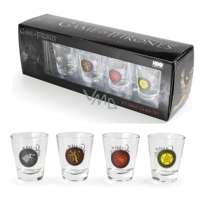 Epee Merch Game of Thrones set of shot glasses 0,4 cl 4 pieces
