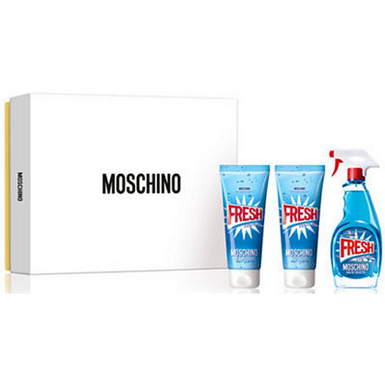 Moschino Fresh Couture eau de toilette for women 50 ml + shower gel 50 ml + body lotion 50 ml, gift set
