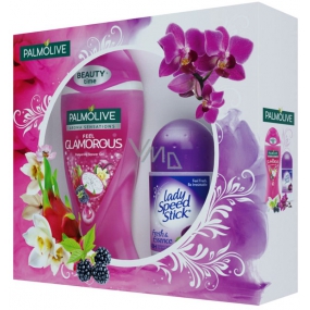 Palmolive Aroma Sensations Feel Glamorous pampering shower gel 250 ml + Lady Speed Stick Fresh & Essence Luxurious Freshness roll-on for women 45 g, cosmetic set