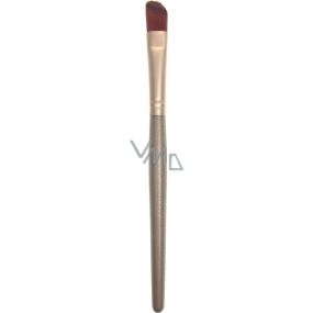 Cosmetic brush flat angled brown 15 cm 30300