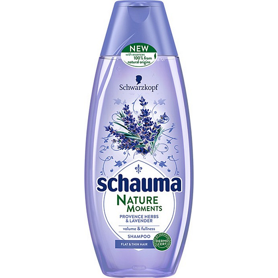 Schauma Nature Moments Provencal herbs and lavender for volume and fullness hair shampoo 250 ml