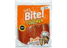 Brit Lets Bite Kuřecí prsa filety pamlsek pro psy 400 g
