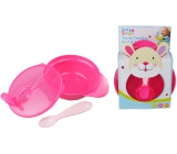 First Steps Travel feeding set Hare bowl + spoon
