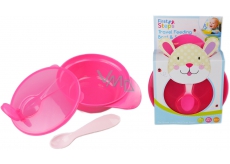 First Steps Travel feeding set Hare bowl + spoon