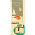 Albi Magnetic bookmark With book in bed 9 x 4.5 cm