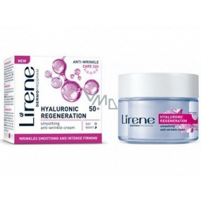 Lirene Hyaluronic Regeneration 50+ smoothing anti-wrinkle cream with youth cells 50 ml