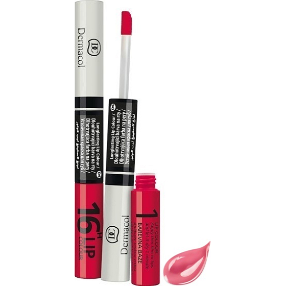 Dermacol 16H Lip Colour Long-lasting Lipstick 17 3 ml and 4.1 ml