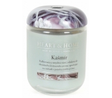 Heart & Home Cashmere Soy scented candle large burns up to 70 hours 310 g