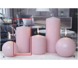 Lima Ice pastel candle pink cylinder 80 x 150 mm 1 piece