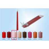 Lima Candle pink conical 22 x 250 mm 2 pieces