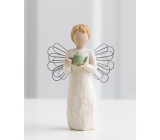 Willow Tree - Angel of your kitchen - Warm comfort among friends Willow Tree angel figurine, height 13.5 cm