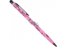 Albi Ballpoint pen with Kvítka stylus on pink