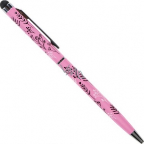 Albi Ballpoint pen with Kvítka stylus on pink