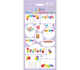 Arch Household Stickers, Gift Party Violet 14 Labels