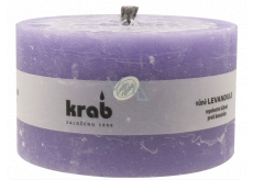Crab Lavender repellent garden candle rustic, burns 45 hours, 80 x 140 x 140 mm 1,000 g
